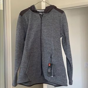 NEW Grey Under Armour ZIP Hoodie